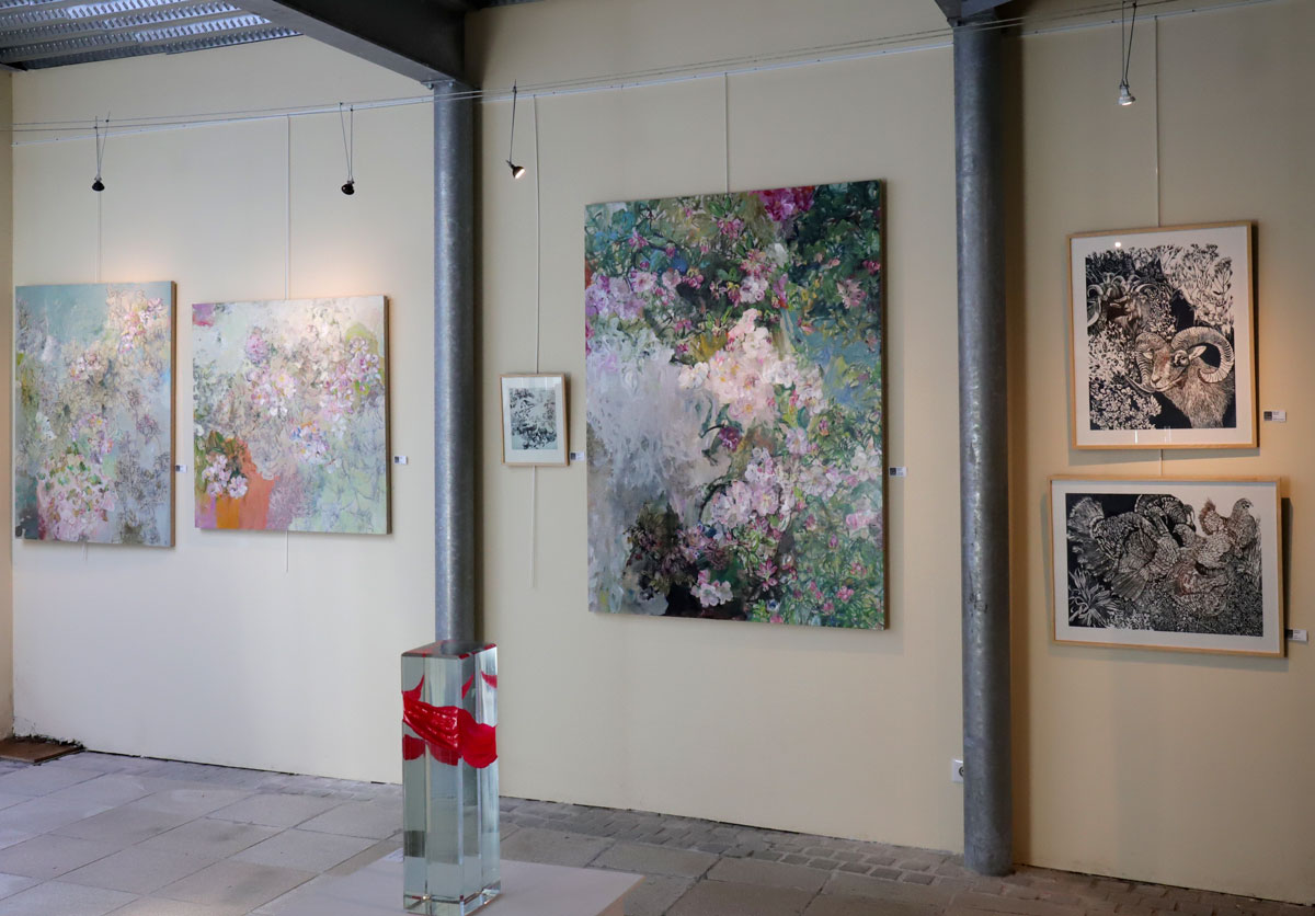 exposition du Collectif Arts de Bretagne, Finistère, oeuvres de Nolwenn Guillou