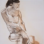Femme au chien — Nolwenn Guillou