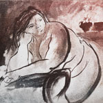 Nu accoudé — Nolwenn Guillou